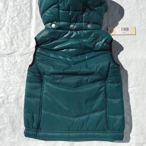 NWT***DIESEL***Green Hooded 'Jarbo' VEST***7Y*$129 - Picture 5 of 5
